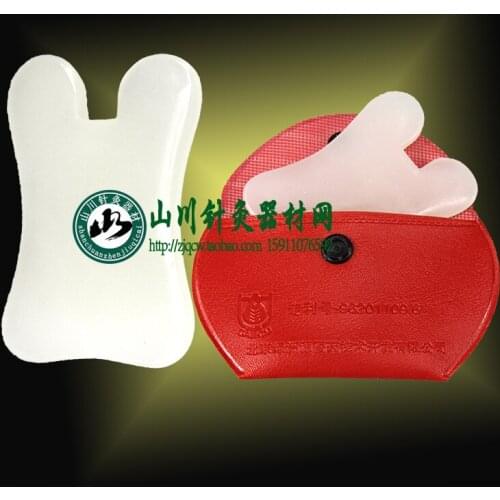 Natural jade hand-carved Facial scraping beauty jade plate / scraping jade plate free shipping