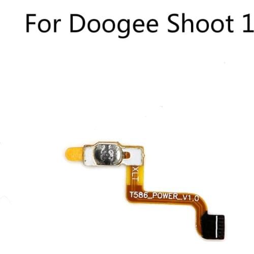 Original New for Doogee Shoot 1 Flex Cable Shoot1 Power Key Button FPC Repair Part