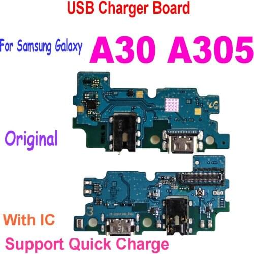 Original Charging Port For Samsung Galaxy A30 A305/DS A305F USB Charge Dock Connector Board Charging Flex Cable for A30 A305