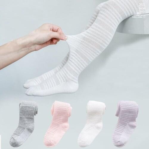 Autumn new arrival thin Kids Girls Pantyhose mesh breathable cotton soft cute fashion princess children baby girl tights