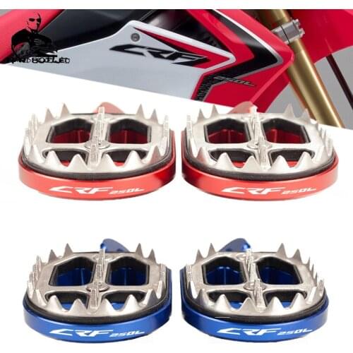 For Honda CRF250L CRF250M 2012-2019 CRF 250M 250L Motorcycle accessori Rear Passenger Foot Pegs Pedals Footrest Scooter Foot-Peg
