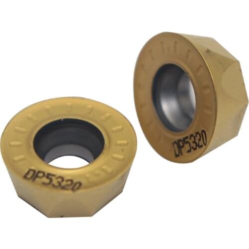 RPMT 1204 M C DP5320 10PCS Carbide Insert Turning tools rpmt1204 Coating CVD+PVD Cutting tools for lathe Mill CNC milling cutter