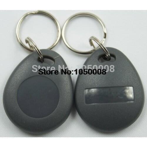10pcs 125Khz Proximity RFID T5577 Smart Card Read and Rewriteable Token Tag Keyfobs Keychains Access Control