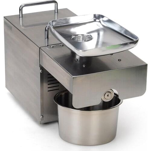 STB-505 Stainless Steel Automatic Oil Press Machine Nuts Seeds Oil Presser peanut oil Pressing Machine High Oil Extraction 220v