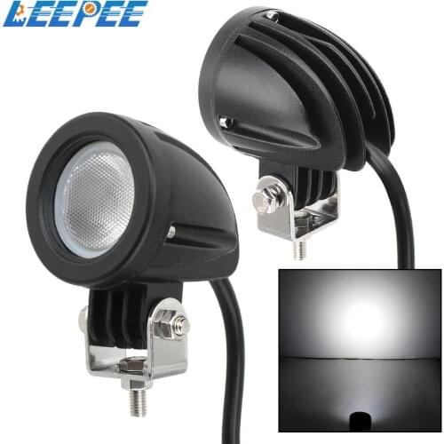 LED Work Light 10W 2 Inch LED Motorcycle Spotlight Flood Light Motorcycle Headlight ATV 4WD AWD 4X4 Off Road Driving Lamp