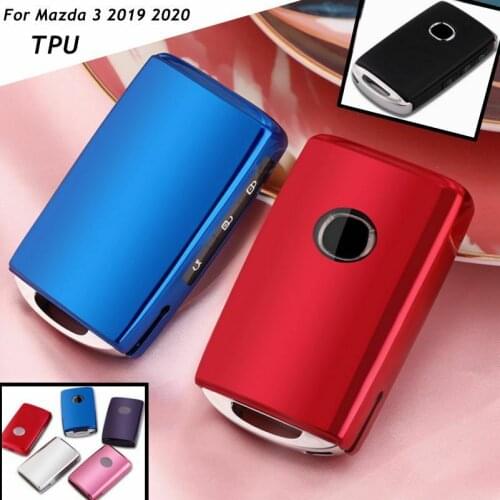 High Quality Soft TPU Car Key Fob Protect Case Cover For Mazda 3 2019 2020