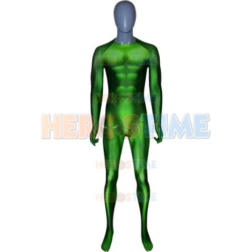 Green Base Suit Cosplay Costume 3D Print Spandex Zenati Bodysuit Halloween costume 2021 New