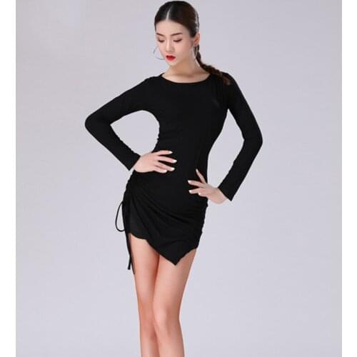 2020 Latin Dance Sexy Dress Women Dance Costume Salsa Samba Cha Cha Tango Girls Dancing Clothes Women Latin Practice Wear BI381