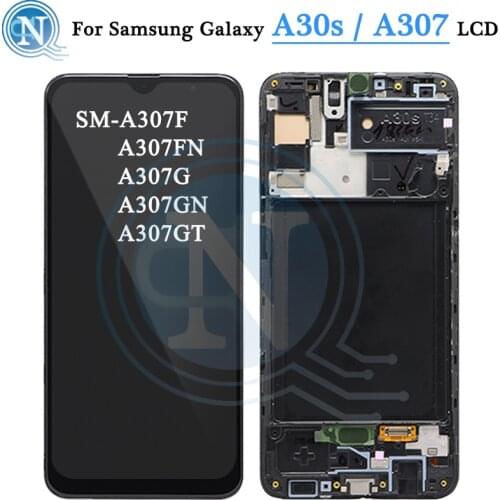 A30S Display OEM Quality For Samsung Galaxy A30S A307F A307 A307FN LCD Touch Screen Digitizer Display Assembly Parts A307 LCD
