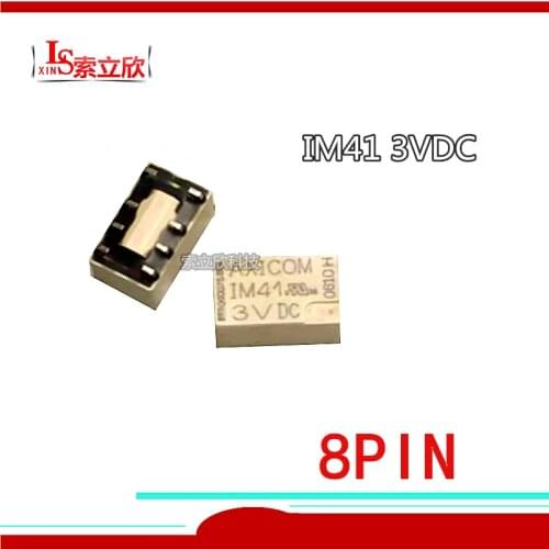 10PCS/lot 100%Original New Signal Relay IM41 IM41GR 5-1462037-4 8PINS 2A 3VDC