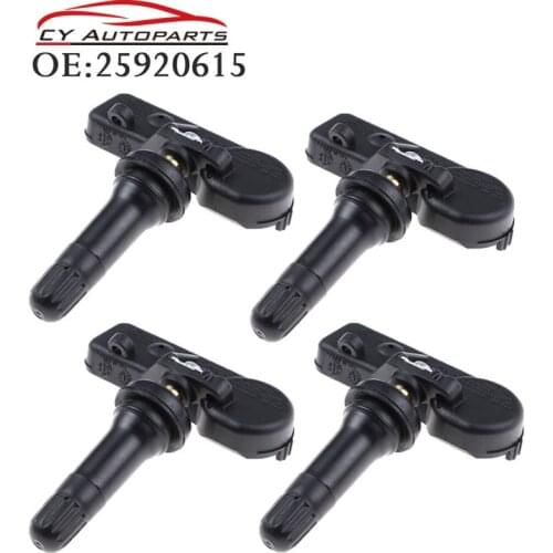 4PCS New TPMS Tire Pressure Sensor For GMC Chevy Cadillac Chevrolet Buick 25920615 13581558 13586335 25799331 315 MHz