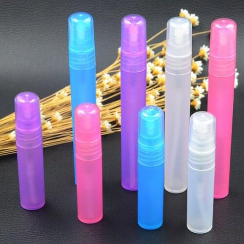 5ml Portable Perfume Storage Bottles with Cover Eco-Friendly PP Mini Bottles Traveling Storage Supplies