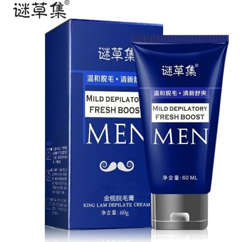 60g Organic Depilatory Cream Natural Plant Depil Hair Removing Cream for Women and Men Hair Removal Epilator with Extract