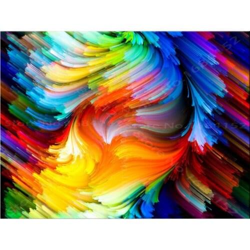 Colored cloud diamond painting abstract 5D full square DIY diamond embroidery diamond mosiac cross stitch Almaznaya A474