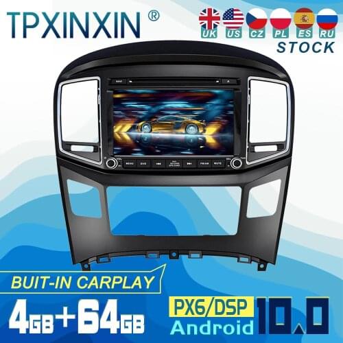 For Hyundai H1 2016-2018 Android 10 Carplay Radio Player Car GPS Navigation Head Unit Car Stereo CD DVD WIFI DSP BT