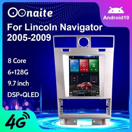 Android 10.0 GPS IPS DSP Auto Radio Multimedia Stereo Head Units For Lincoln Navigator 2005-2009 With 8 Core 6GB +128G CarPlay
