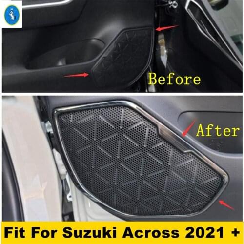 Auto Accessories Inner Door Stereo Horn Hood Speaker Audio Sound Frame Decoration Cover Trim Fit For Suzuki Across 2021