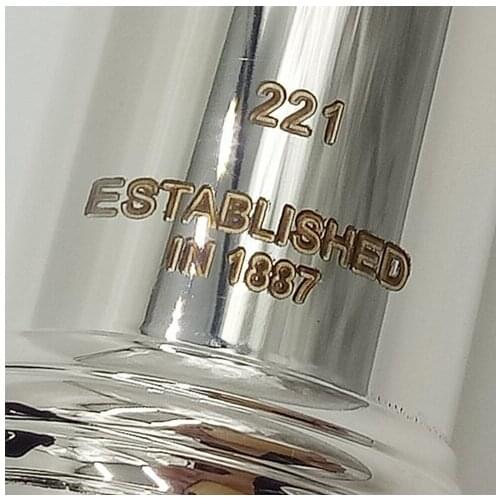 Free Shipping Flute 221 Silver Plated Professional Flute Instrument Intermediate Student Flutes C Leg 16 Holes Closed E Key