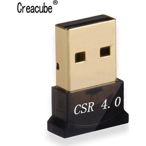 Creacube Wireless USB Bluetooth 4.0 Adapter Bluetooth Dongle Music Receiver Adaptador Bluetooth Transmitter For PC