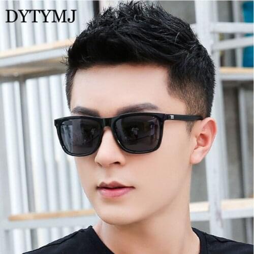 DYTYMJ Square Sunglasses Men Vintage Mirror Sunglasses for Men Eye Glasses Frames for Men Retro Gafas De Sol Hombre Sunglass