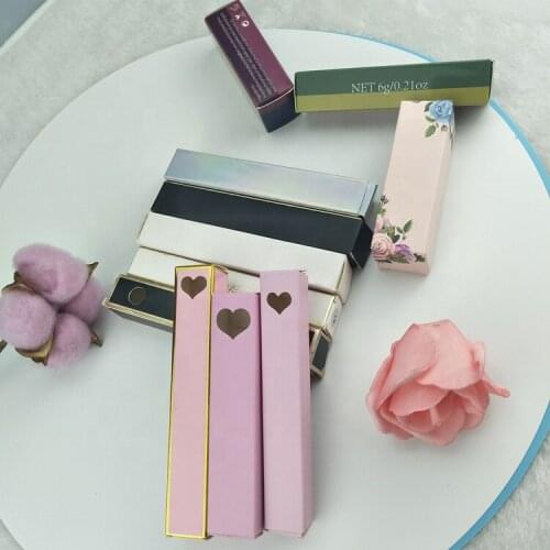 Private label Lipgloss Packaging Box Customized Cosmetics Folding Packaging Box Lipgloss Paper box