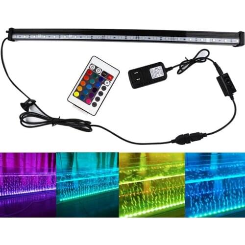 Hot High Quality Fish Tank Light Led Waterproof Aquarium Bubble Fish Tank Lighting Aquarium Fish Tank Diving Underwater Light