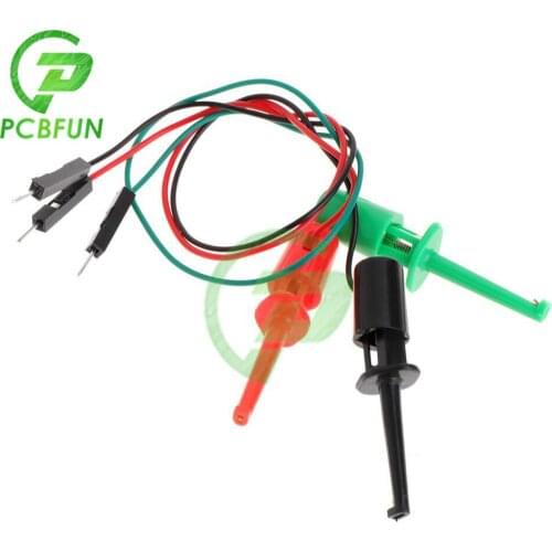 Test Hook With Male Head DuPont Line Transistor Tester Test Hook For Electrical Test Work Hook Type Test Clip Instrumentation