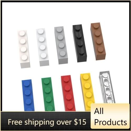 10PCS Assembles Particles 3010 Bricks 1x4 Building Blocks High-Tech Parts DIY Assembly Educational Toys For Children Kids Gift