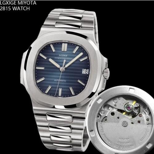 Top Brand Mechanical Wristwatch Luxury Sapphire Japanese Movement Automatic Watch Stainless Steel Waterproof 100M Watches Men