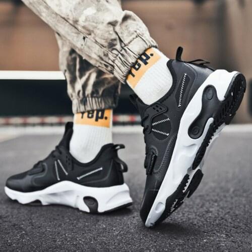 Mens Walking Shoes Korean Sneakers White For Men Shoes Mens Sneaker Adidasi Barbati Mesh Bona High Top Trainers