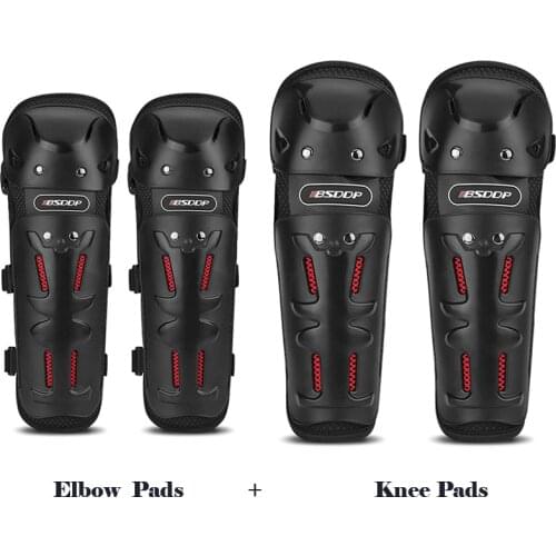 Motorcycle Knee and Elbow Pads Motocross Knee & Elbow Protector MTB ATV DH Motorbike Riding Moto Protective Equipment