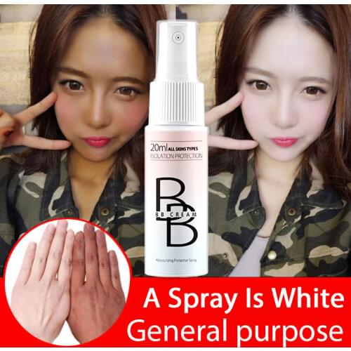New BB Creams Spray Lazy Cosmetics Whitening Moisturizing Concealer Face Beauty Makeup Base Moisturizing Liquid