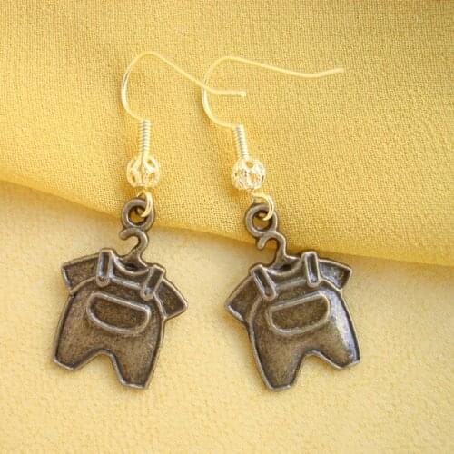 RED SNAKE Newest Vintage Retro Style Jewelry Gunmetal Cute trousers Earrings Cooper Dangle Earring for Women EB0049