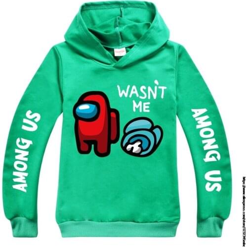 Autumn Baby Girl Clothes Set Among Us Hooded Sweater Children Baby Hoodie Korean Tops for Kids Baby Sweatshirt Clothes