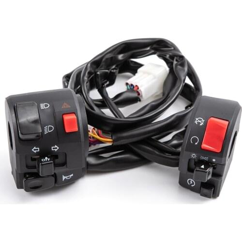 7/8" 22mm Motorcycle Switches Motorbike Horn Button Turn Signal Electric Fog Lamp Light Start Handlebar Controller Switch