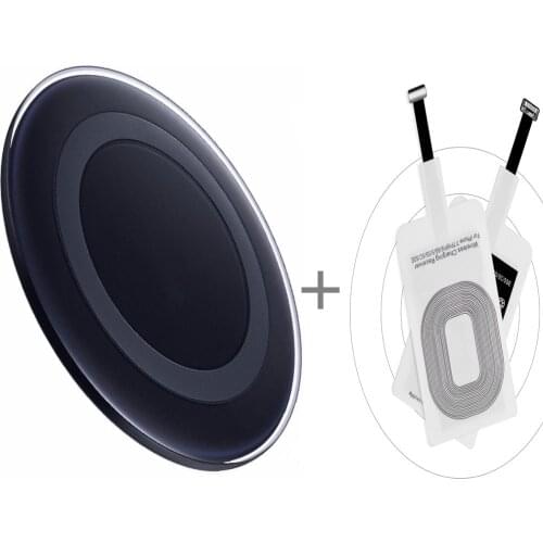 Qi Wireless Chargers Kit Charger Adapter Receptor Pad Coil Receiver For iPhone5 5S 6S 6 7Plus For SAMSUNG Galaxy S9 S8 S6