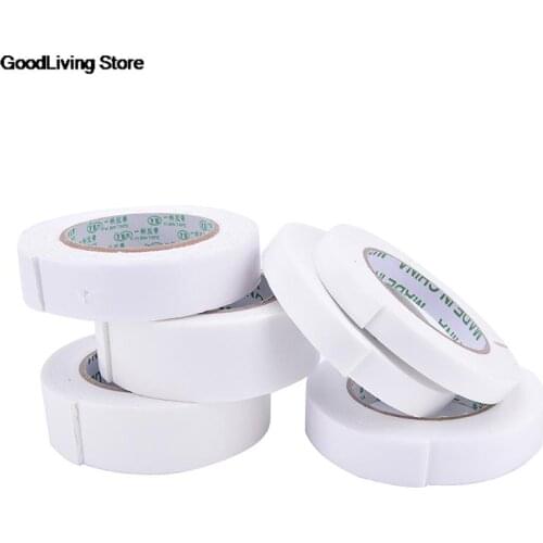 Size 1.5/1.8//2.4/3.0/3.6/4.0cm Width Foam Double Faced Adhesive Craft Padded Mounting White Strong Double Sided Sticky Tape