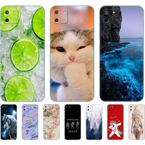 For Realme C11 2021 2020 phone Cases TPU Silicon Back Cover For OPPO RealmeC11 C 11 Soft Case RMX3231 RMX2185 bumper 6.5inch