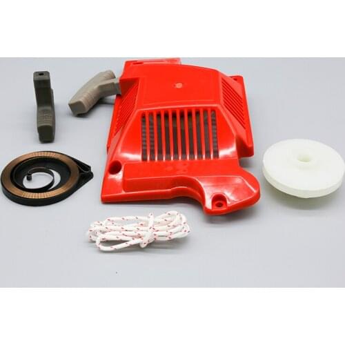 Starter Recoil Assembly Pulley Spring Handle Rope Service Kit Fit For HUSQVARNA 55 RANCHER 50 51 Gasoline Chainsaw Replace Parts