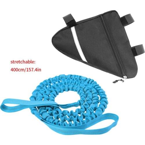 Bicycle Tow Rope 4000lbs Elastic Outdoor Bike Towing Strap Stretchable Portable Pull Strap 2021 new dropshipig