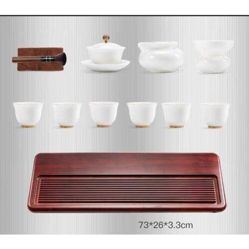 High Dienbladen Table Set De Te Chino China Keukenhulpjes Bandeja Dienblad Serving Chinese Gongfu Holder Tea Tray