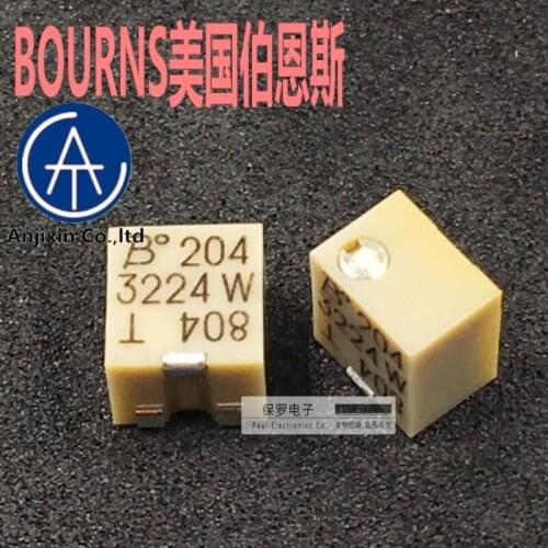 10pcs 100% orginal new real stock BOURNS 3224W-1-204E 200K multi-turn high precision adjustable resistance potentiometer