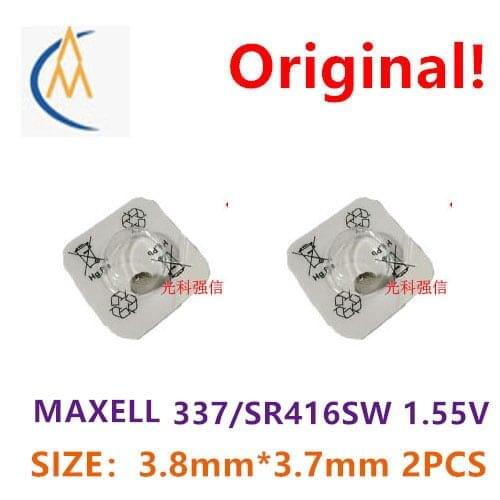 2PCS New genuine 337 battery sr416sw horn earphone watch earplug quartz watch pocket watch electronic products