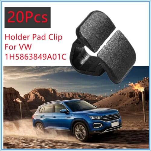 20pcs Hood Insulation Plastic Retainer Bonnet Holder Pad Clip For VW 1H5863849A01C