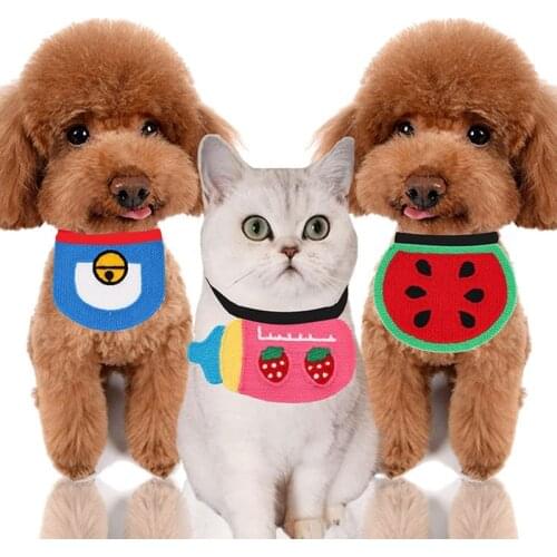 Dog Accessories Dog Cat Bandana Puppy Kitten Knitted Dog Collar Pets Acessorios for Dogs Scarf Mascotas Accesorios Pet Products