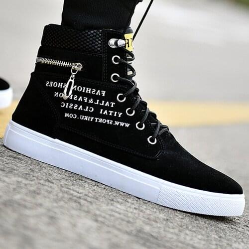 Ankle Boots Men Sneakers Fashion Lace-up Solid Winter Shoes Men Snow Boots Warm Fur Flat with Sneakers Men Breathable Shoes