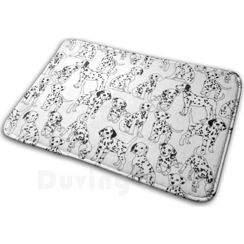 Dalmatian Party Mat Rug Carpet Anti-Slip Floor Mats Bedroom Dalmatian Dog Puppy Pet Dog Lovers Love Dogs Animals Dalmatian I