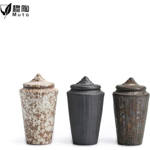 Porcelain Tea Storage Jar Kung Fu Tea Set Accessories Seal Cans Tea Caddies Coffee Beans Canister Caddy cajatea ceramic canister
