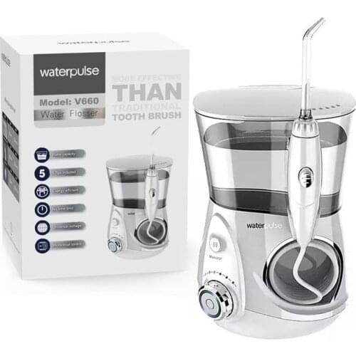 V660 Clean Massage Tooth Floss, Waterpulse V660R, 700ml Oral Hygiene tools Oral Water Dental Flosser Irrigator