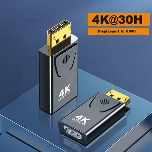 Displayport to HDMI 4K VGA DVI Displayport 1.2 converter adapter cable for HP Dell Asus Lenovo PC laptop monitor